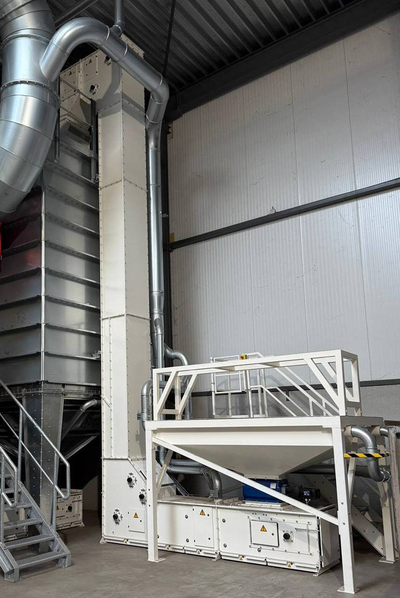 Cleaning line for pulses