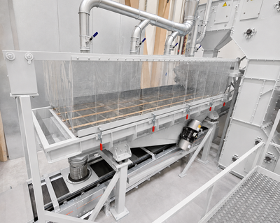 Vibratory Screen Cleaner / Grader type RVK
