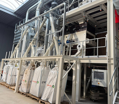 Cleaning line for pulses