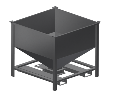 Storage Box with discharge slide