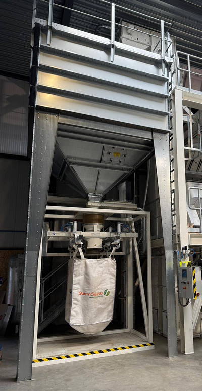 Cleaning line for pulses